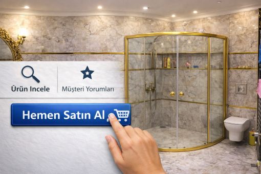 Gold Seri Oval Teknesiz Duşakabin ND628